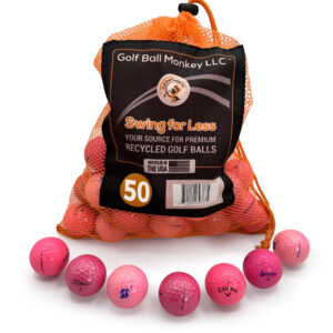 Ladies Pink Mix -50 balls w/ Mesh Bag