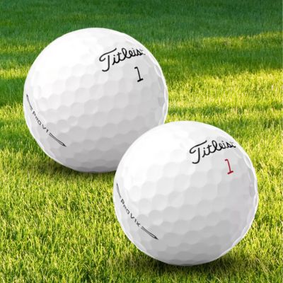 Titleist Pro V1 and Pro V1x golf balls - top choice by Master Finalists | premium used golf balls