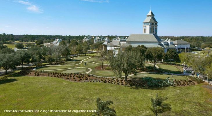 World Golf Village Renaissance St Augustine Resort - top destination to play golf in Florida - Golf Ball Monkey