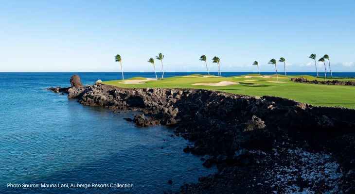 Mauna Lani Auberge Resorts Collection Big Island - Top destination resort to play golf in Hawaii - Golf Ball Monkey