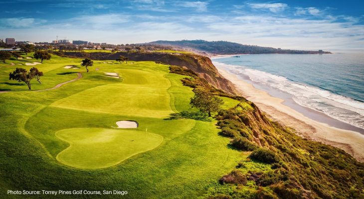 Torrey Pines Golf Course San Diego - Top destinations to play golf in California - Golf Ball Monkey