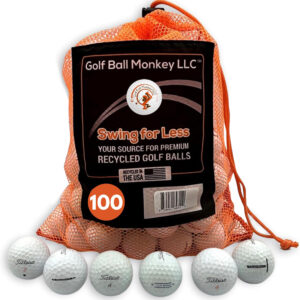 Titleist Mix  - 100 balls  w/ Mesh Bag