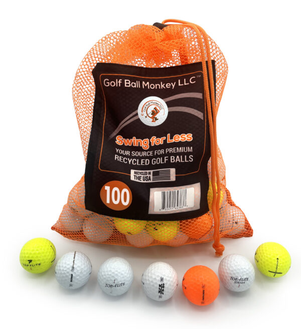 Top Flite Variety Mix - 100 Balls w/ Mesh Bag