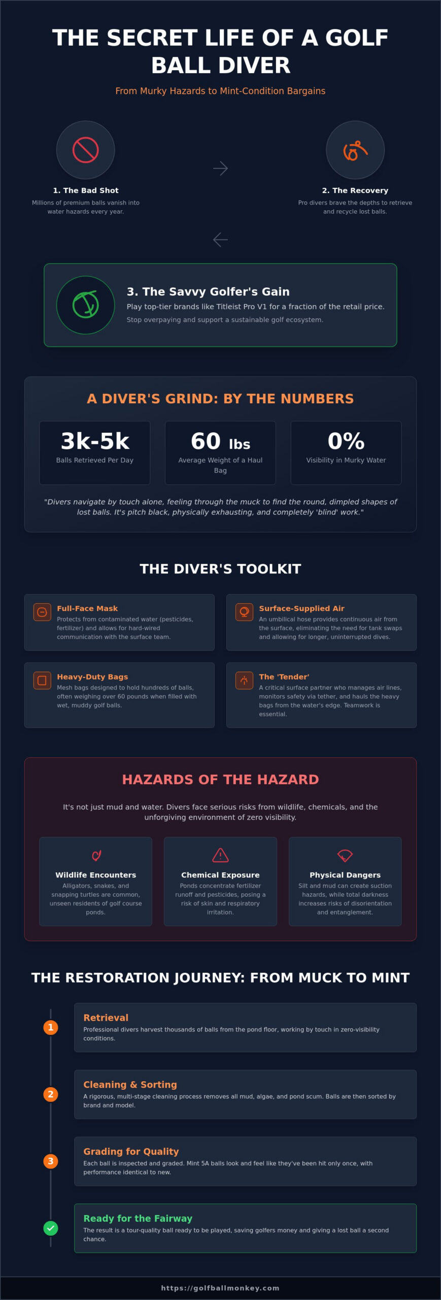 Deep Dive: How Professional Divers Retrieve Golf Balls (and Why It Matters)